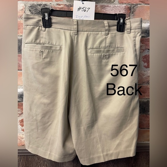Izod Shorts, Men's, Size 32, Khaki - Picture 2 of 3